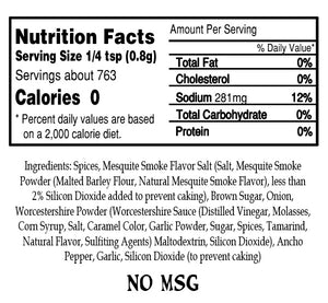 Mesquite Mild Seasoning - 21.6 oz (612g)
